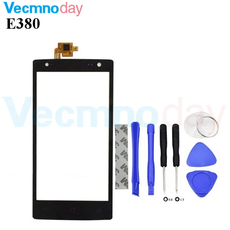 

Vecmnody 4.7" Black Front Panel Touch Screen For Acer Liquid E3 E380 Digitizer sensor Mobile Phone glass display Replacement