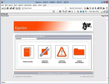 

TYE (AGCO) Spare Parts Books