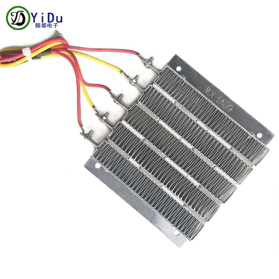 

60V 1000W PTC ceramic air heater conductive type constant temperature ceramic aluminum