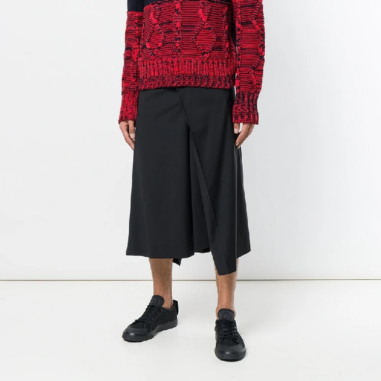 Г. Новая мужская одежда стилист GD Мода ручной Штаны kirt брюки Широкие брюки Штаны Большие размеры костюмы 27- 44