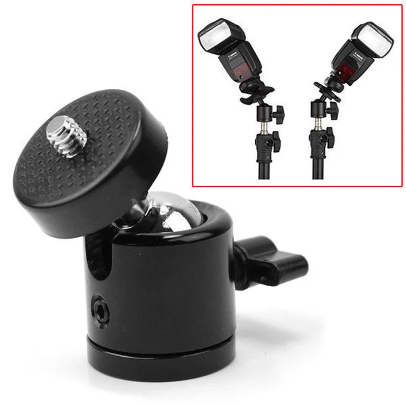 Cewaal 360 Degree Swivel Mini Ball Head DSLR DV Camera Mini Tripod