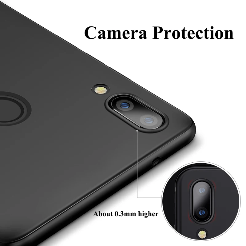 Чехол для Huawei P20 Lite мягкий матовый чехол Nova 3 3i Pro Honor 9 8 P10 Plus P Smart чехлы телефонов|cover