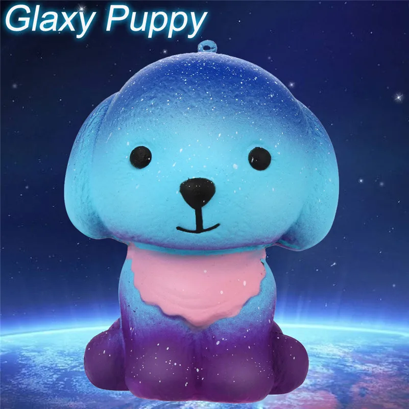 Очаровательны Squishies Galaxy щенок медленно поднимающийся с ароматом фруктов, игрушка для снятия стресса, игрушки подарки анти-стресс D4