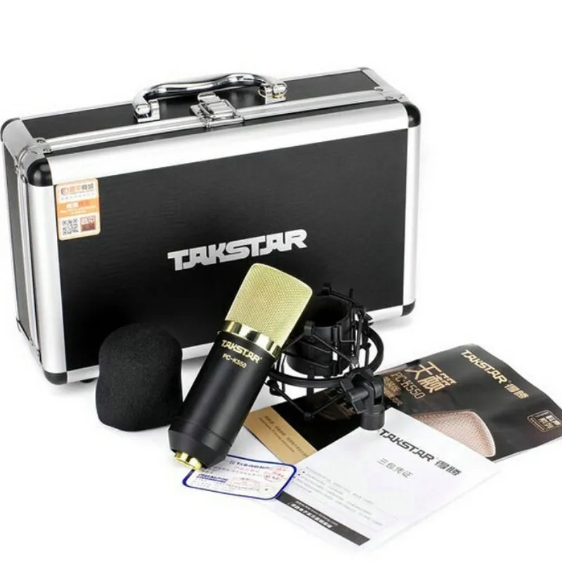 Takstar PC-K550 Side-address Microphone Professional recording mic use for Internet karaoke PC audio processing ect | Электроника