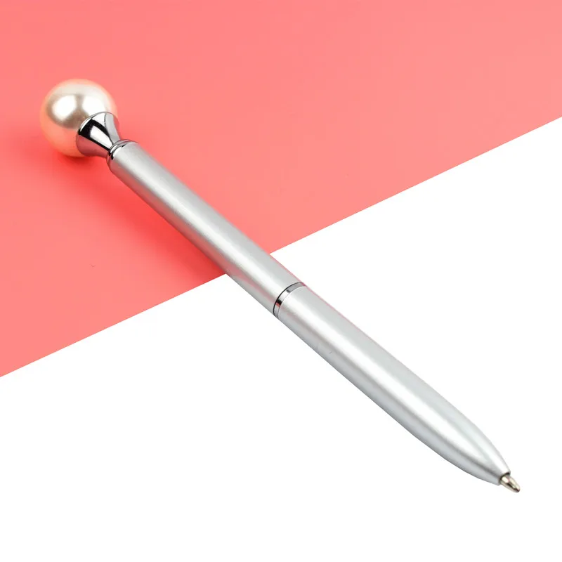 15 шт./лот, цветная перламутровая металлическая шариковая ручка, 15 цветов, Kawaii queen's crutch, шариковая ручка для школьных принадлежностей, boligrafos, ручки унисекс - Цвет: 15PC Painting Silver