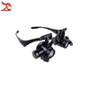 Professional Adjustable Repair Watch Safety Magnifier Double Eye Head Band Eyeglasses With 8 Lens LED Magnifier Eyewear ► Photo 2/6