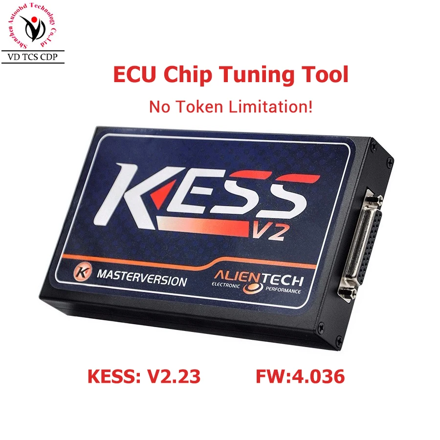 

Free Shipping KESS V2 V2.23 Master OBD2 Manager Tuning Kits HW V4.036 No Tokens Limited Multi-Function For Multi-Car KESS Tool