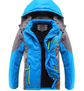 

Children Outerwear Warm Coat Sporty Kids Clothes Double-deck Waterproof Windproof Thicken Boys Girls Jackets Autumn and Winter
