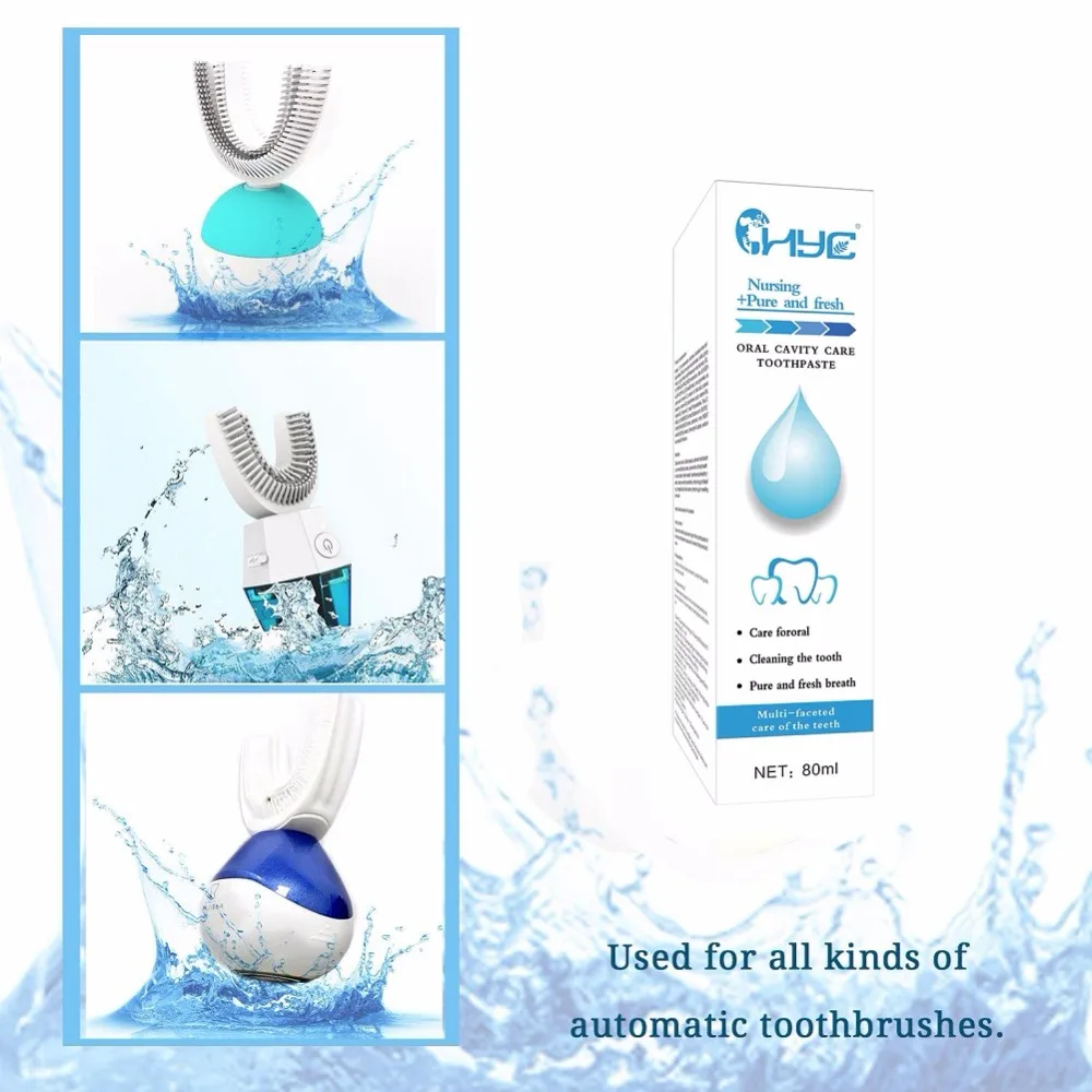 Liquid Toothpaste Apply to Automatic Electric Toothbrush Professional