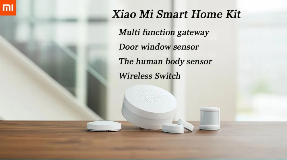 New Xiaomi Smart Home Kit,Gateway Door Window Sensor Human Body Sensor Wireless