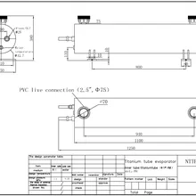 Быстрая! 15HP горизонтальный Тип Аквариум морской Теплообменник, титан трубчатый испаритель