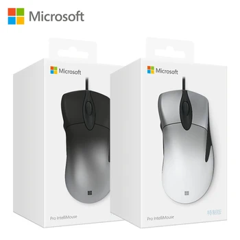 شراءمايكروسوفت الأصلي برو IntelliMouse ماوس مع PixArt PAW3389 16000 ديسيبل متوحد الخواص الألعاب فأرة للكمبيوتر ماوس Gamer Overwatch Starcraft PUBG