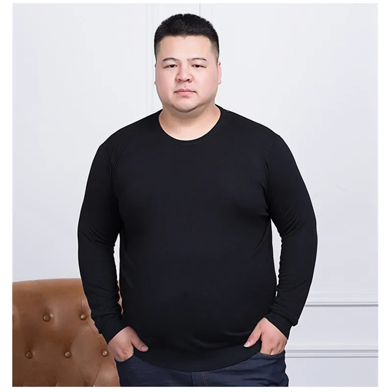 Плюс размер 10XL 9XL 8XL 6XL 5XL 4XL бренд осенний зимний Повседневный свитер мужской модный пуловер с длинным рукавом большой размер - Цвет: 3