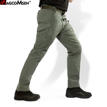 MAGCOMSEN брюки карго мужские летние прочные рабочие брюки военный стиль Тактические Брюки городские Брюки Мужская одежда AG-PLY-46
