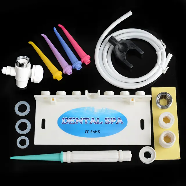AZDENT Faucet Water Dental Flosser Oral Irrigator Water Jet Floss Pick Oral Irrigation Tooth SPA Cleaner Whitening Family Use
