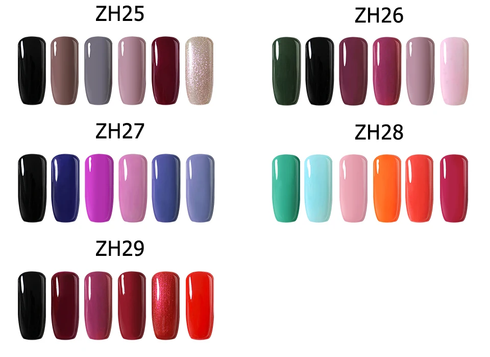 Grupo para Unha Kit de Unhas Arte Clavo Puro Cor uv Gel Unha Polish Art Vernizes Manicure Projeto Conjunto Kit Híbrido Gelpolish 6 Pcs 8 Cheap Gel para unhas