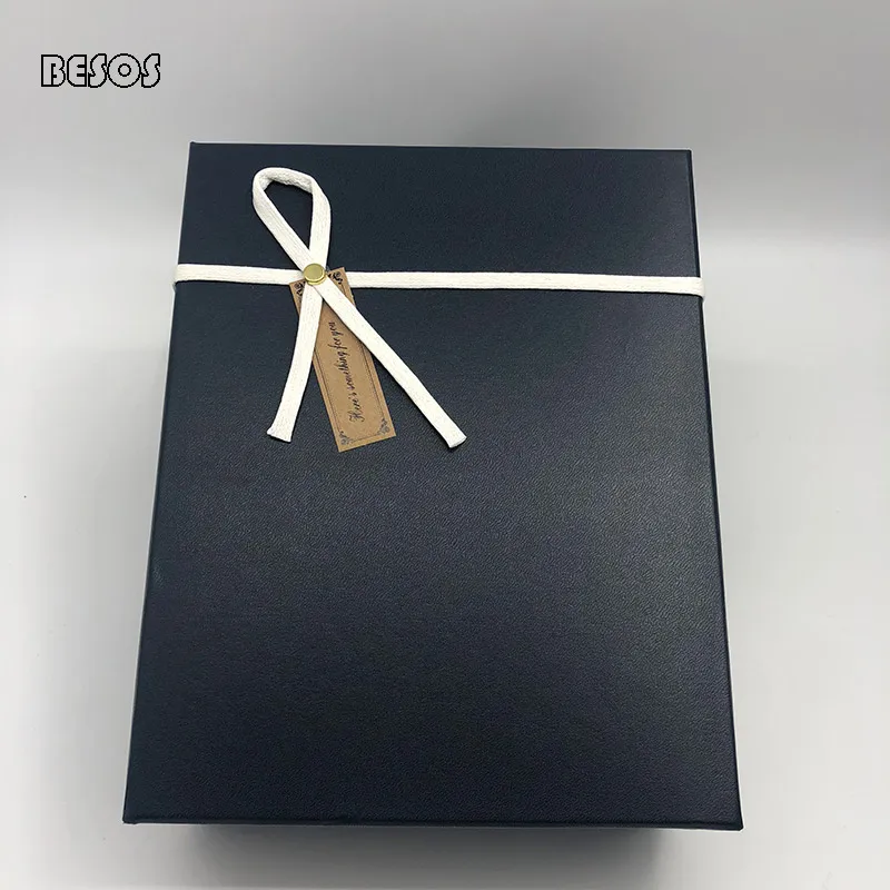 

Large Size Creative Design High Grade Valentine's Day Festival Blue White Red Rectangular Gift Packing Box B023B