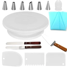 Unibird DIY День рождения украшения торта инструменты набор для выпечки Набор Обледенение Трубопроводы Насадки Советы Крем Шпатель скребок выпечки инструмент для детей