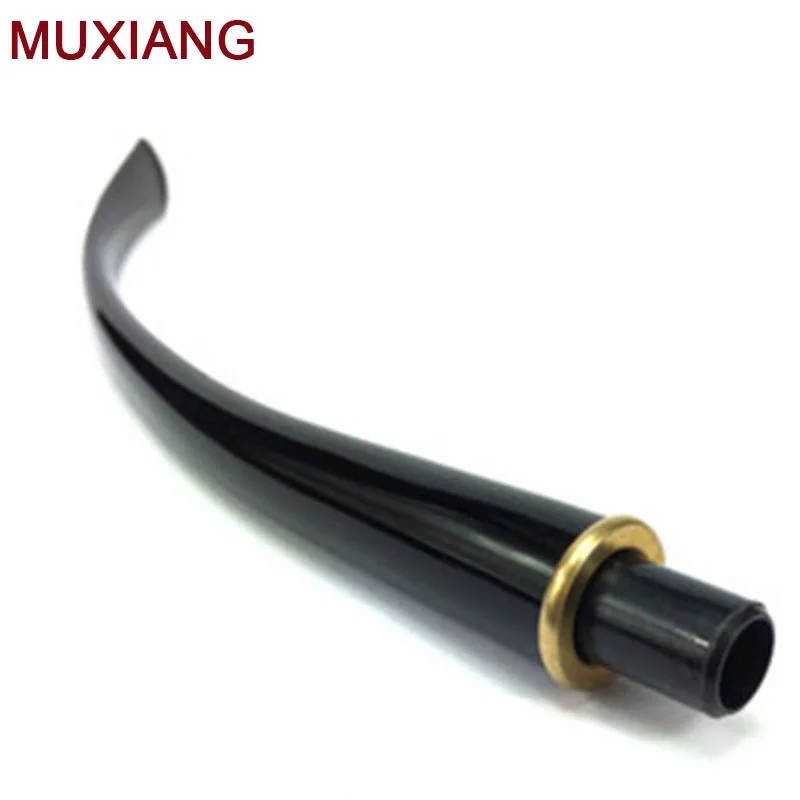 HORN IMITATION ** NEW ** PLASTIC 5pcs × PIPE STEM MOUTHPIECE 3.54/" LONG