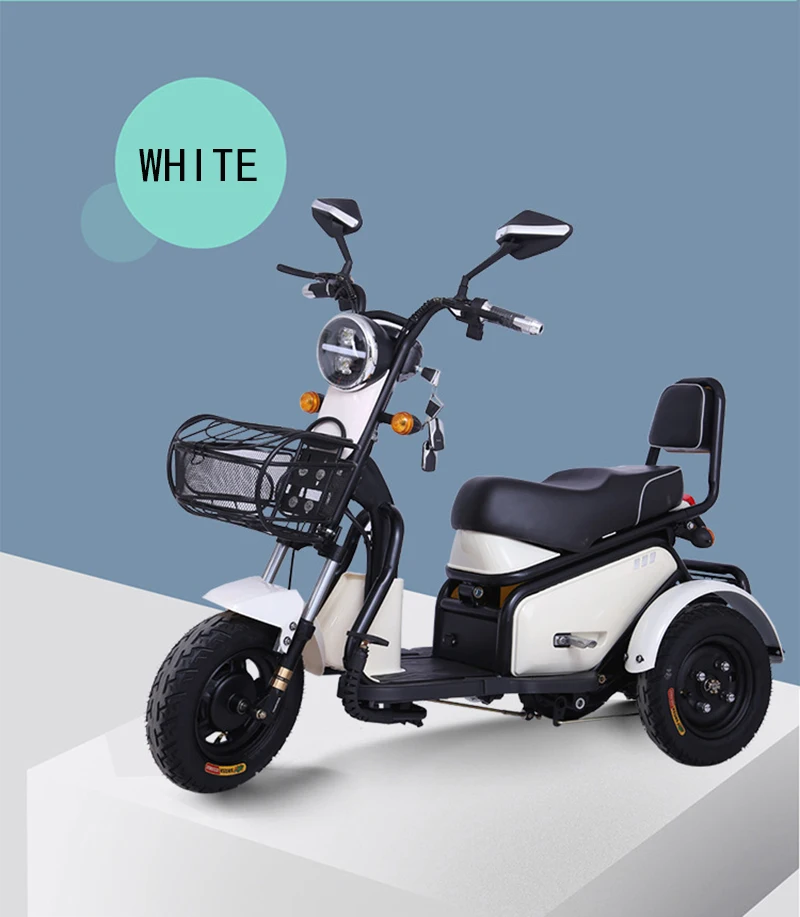 Best Adult Electric tricycle Citycoco Electric scooter Mini leisure Electric bicycle  500W LED Electric Motorcycles 12