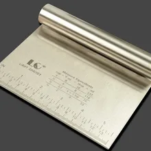 1 шт. 304 Нержавеющая сталь тесто для пиццы скребок резак Кухня Мука Кондитерские изделия торт Масштаб Инструмент JK 0871