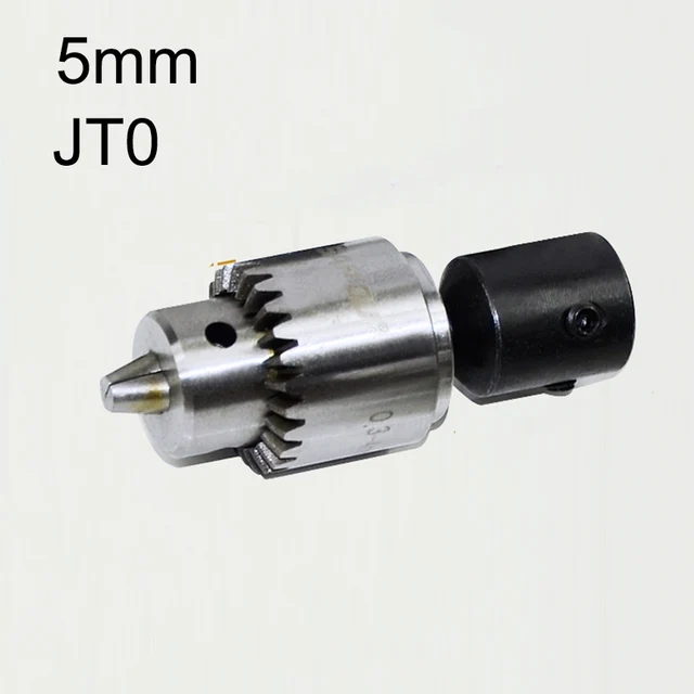 Mini Electric Drill Chuck 0.3 4mm JT0 Taper Mounted Lathe Chuck PCB