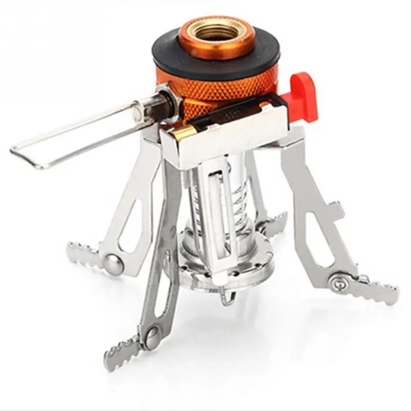 

New Windproof Outdoor Gas Stove Field Stove Alpine Fire Camping Integrated Type Stove 3000W Stainless Steel Hiking Picnic Stove