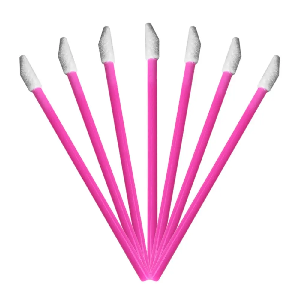 50pcs/lot Colorful Disposable Makeup Lip Brushes Lipstick Brush Pen