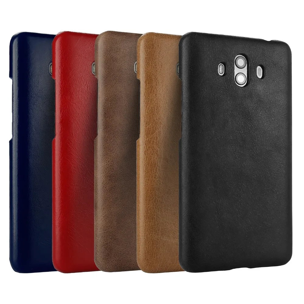 

Mate10 Luxury Retro Cowhide Case For Huawei Mate 10 Genuine Cow Leather Phone cover for Huawei Mate 10 Case Fundas Coque