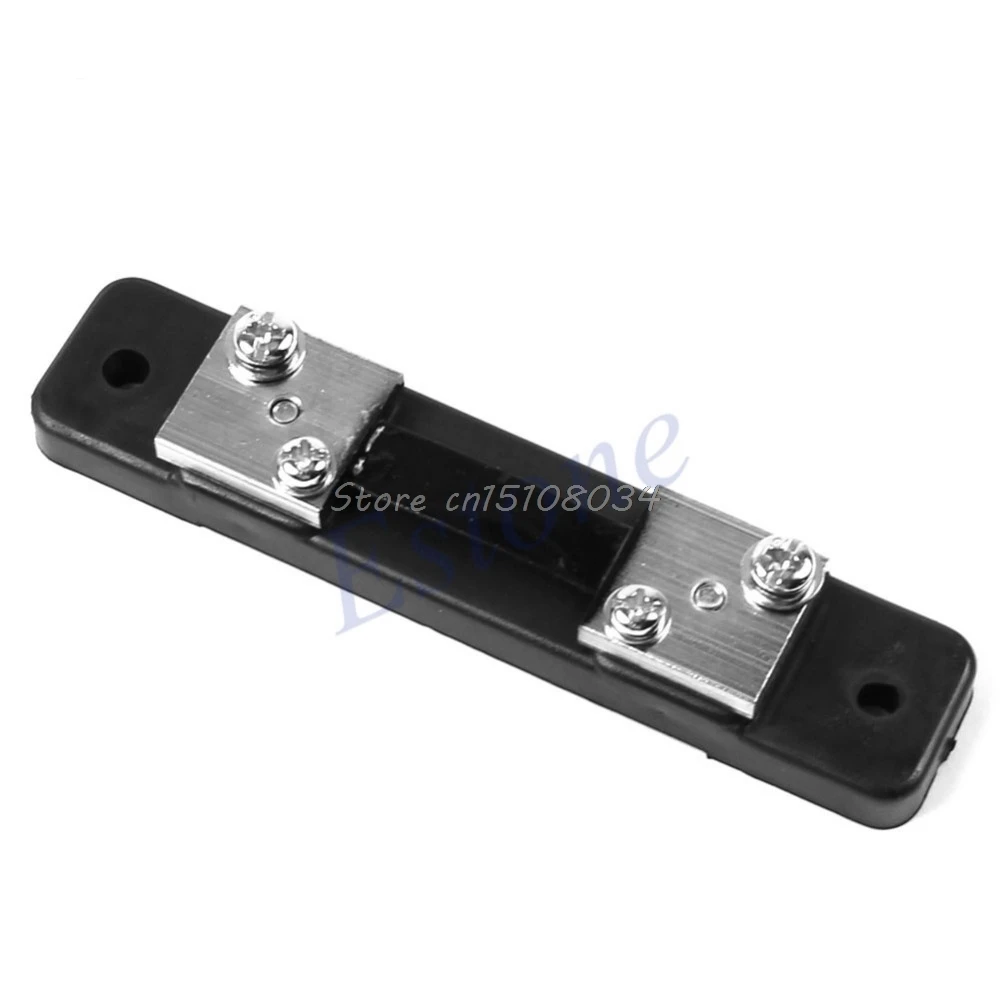 

50A 75mV DC Current Shunt Resistor Panel For Digital Amp Meter Analog Meter New S08 Drop ship