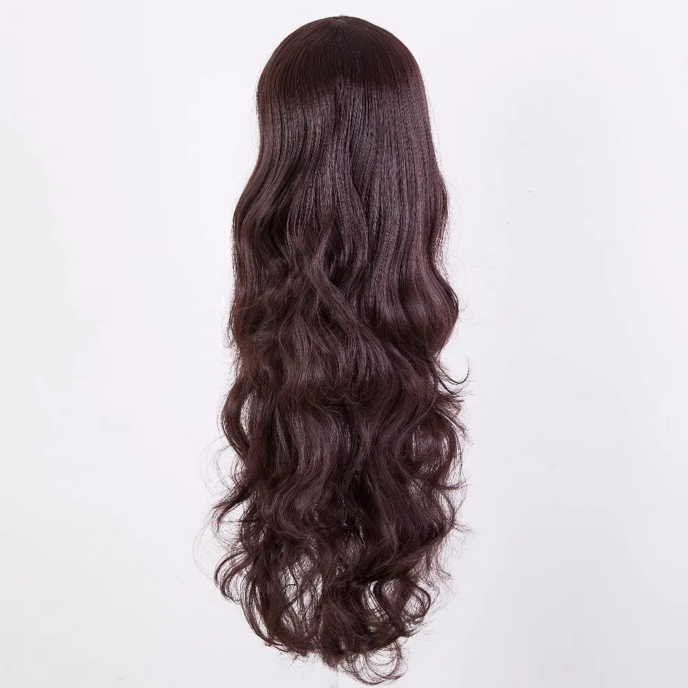 Synthetic Wig Halloween Wig Black Wig Fei-Show Synthetic Heat Resistant Carnival Long Curly Hair Female Women Party Halloween Costume Cosplay Hairpiece