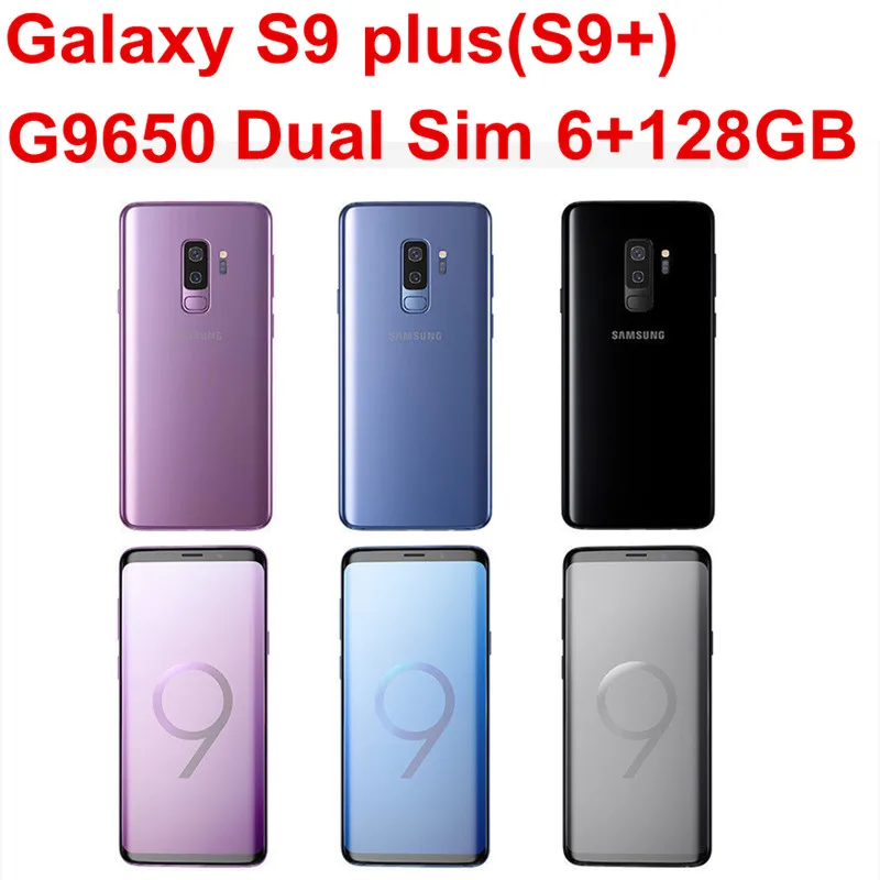 Samsung Galaxy S9 Plus S9+ Duos G9650 rom 128 ГБ ОЗУ 6 Гб мобильный телефон с двумя sim-картами Восьмиядерный 6," двойной 12 МП Snapdragon 845 NFC