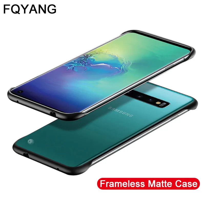 

Ultra Thin Frameless Matte Case For Galaxy Samsung s10 plus Transparent Coque For s10 Case Silicone For Samsung s10plus Fundas