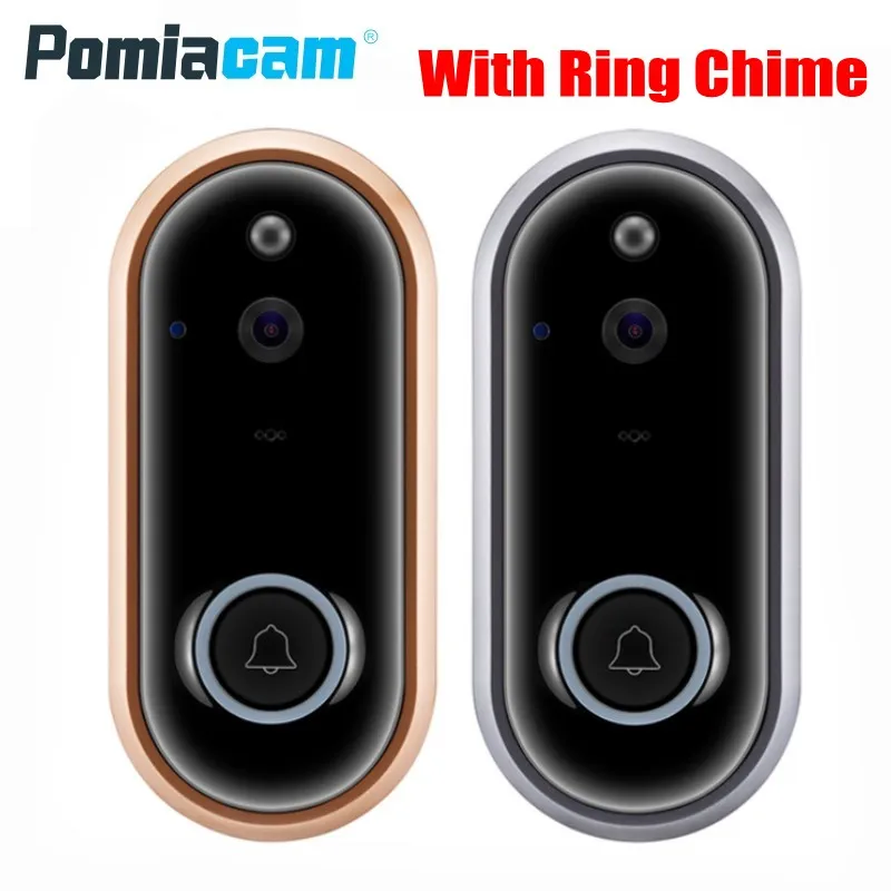 Умный видеодомофон с Wi Fi дверной звонок M6 1080P беспроводная камера безопасности