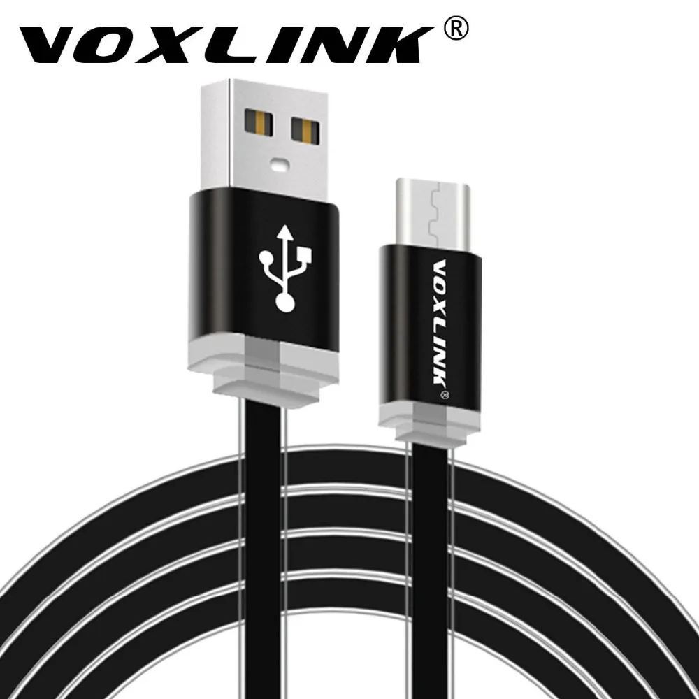 VOXLINK универсальный плоский Micro USB кабель для зарядки и синхронизации данных samsung htc