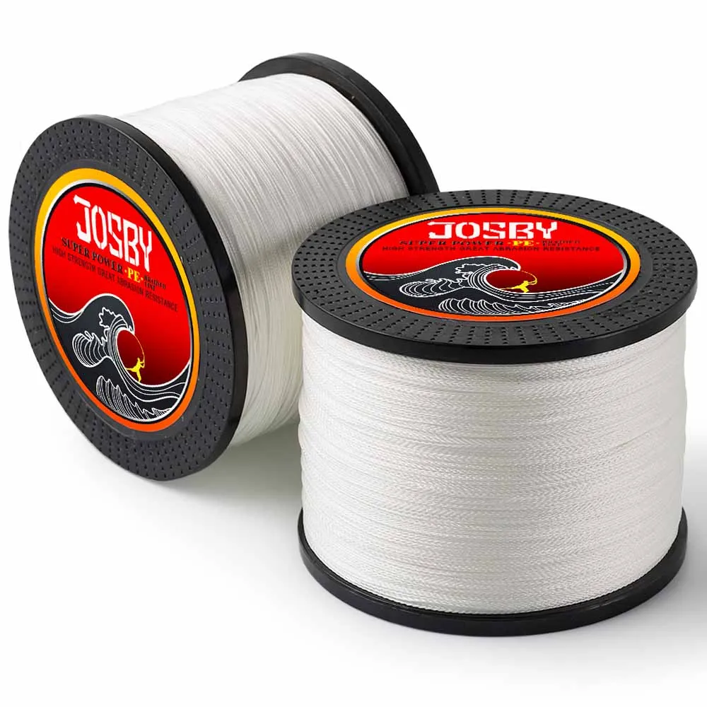 JOSBY 2 шт. 1000 м 4 нити 8 нитей разноцветный PE плетеный провод Multifilament рыболовная леска рыболовные снасти 2018 Новый 10-80LB