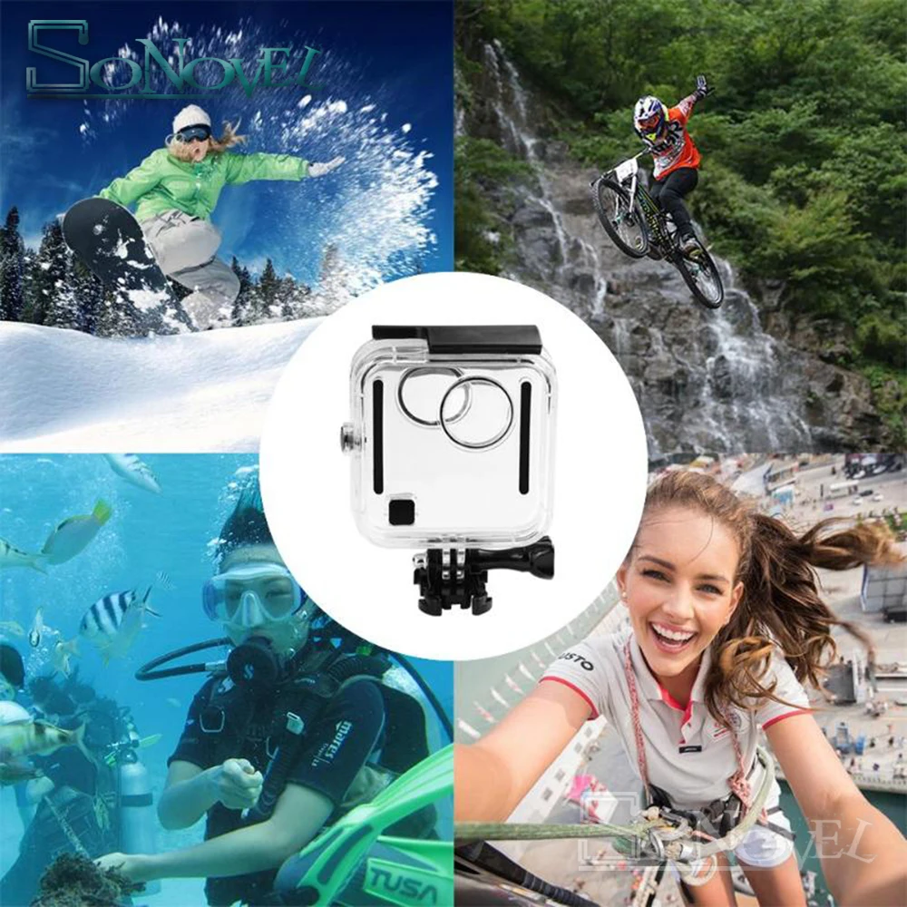 45M Waterproof Housing Case For Gopro Fusion 360 Camera Underwater Box Back  Door For Go Pro Fusion Action Camera Accessories - AliExpress