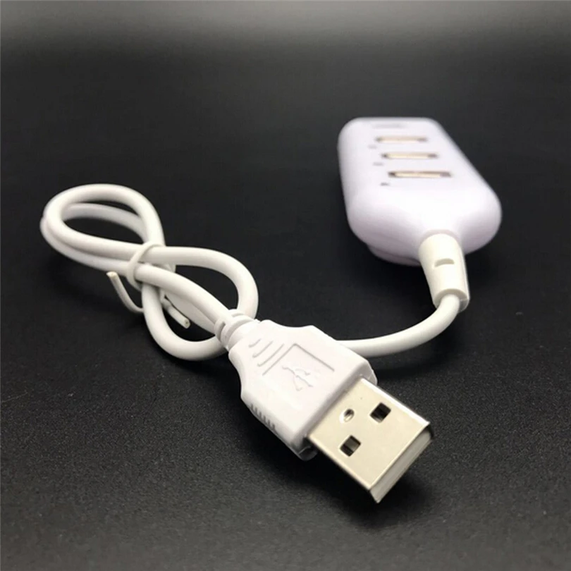 Высокая скорость 4 порта USB мульти концентратор разветвитель расширения Настольный ПК ноутбук адаптер Черный Белый A30