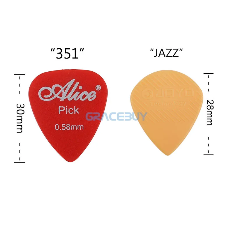 Размер медиатора для гитары чертеж