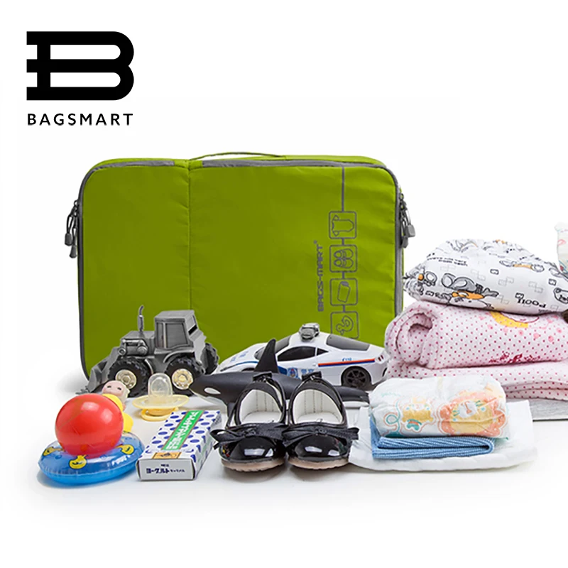 

BAGSMART Trave Organizer Packing Cube For Baby Clothing Diapy Nappy Toy Shoes Travel Bags Accessories Pack Your Luggage Suitcase