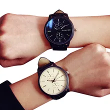 Часы мужские люксовый бренд Дата с кожаными часами женские спортивные винтажные повседневные кварцевые наручные часы для влюбленных высокое качество