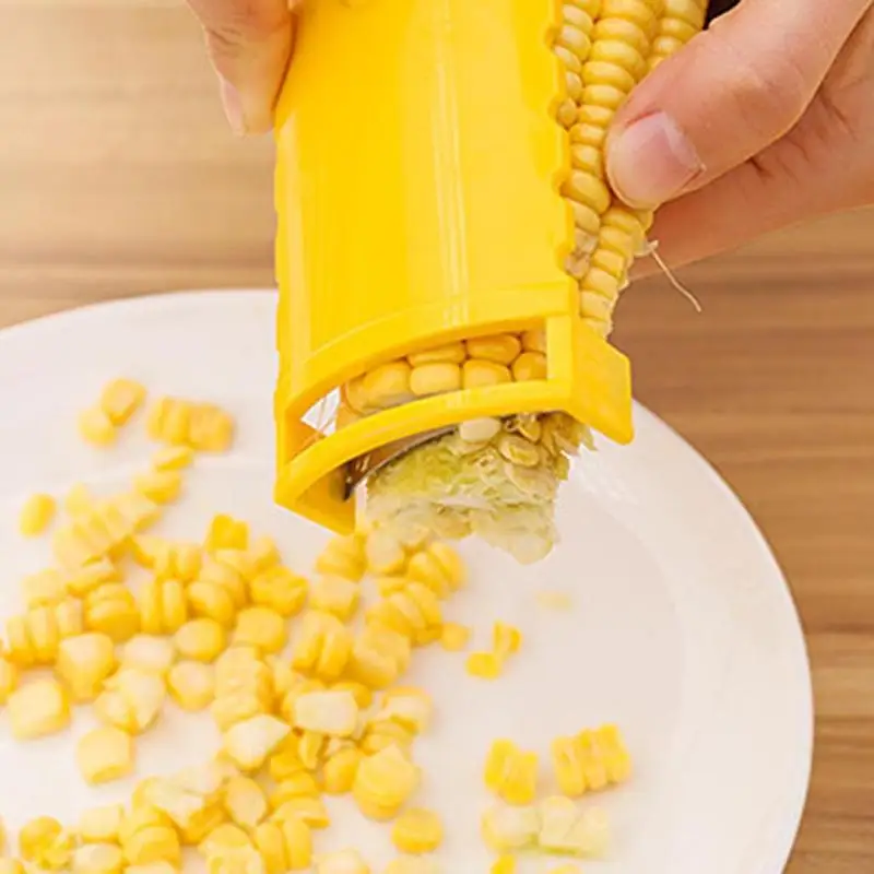 

1pc Niblet Separator Corn Peelers Stainless Steel Vegetable Stripper Sheller Grain Thresher Tools Cooking Gadgets Kitchen tools