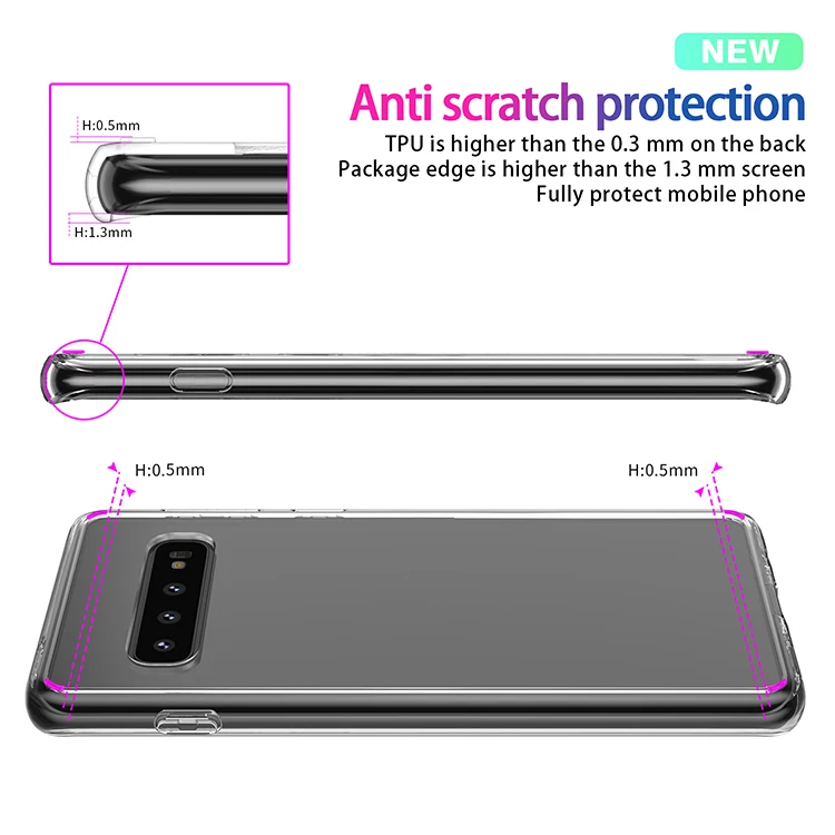 Противоударный чехол для Iphone XR XS MAX X 10 8 7 6 Samsung S10 5G S10e + Note 9 S9 S8 LG G8 жесткий пк мягкий
