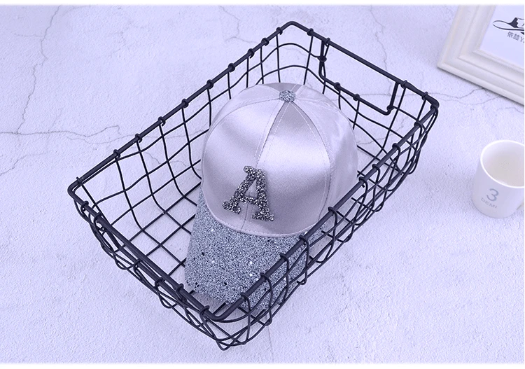 Летнее платье для маленьких Стразы с надписью Snapback Шапки мальчик Повседневное с пайетками в стиле «хип-хоп» Бейсбол шапки для маленьких девочек, скрученные остроконечные дорожная Кепка-тракер