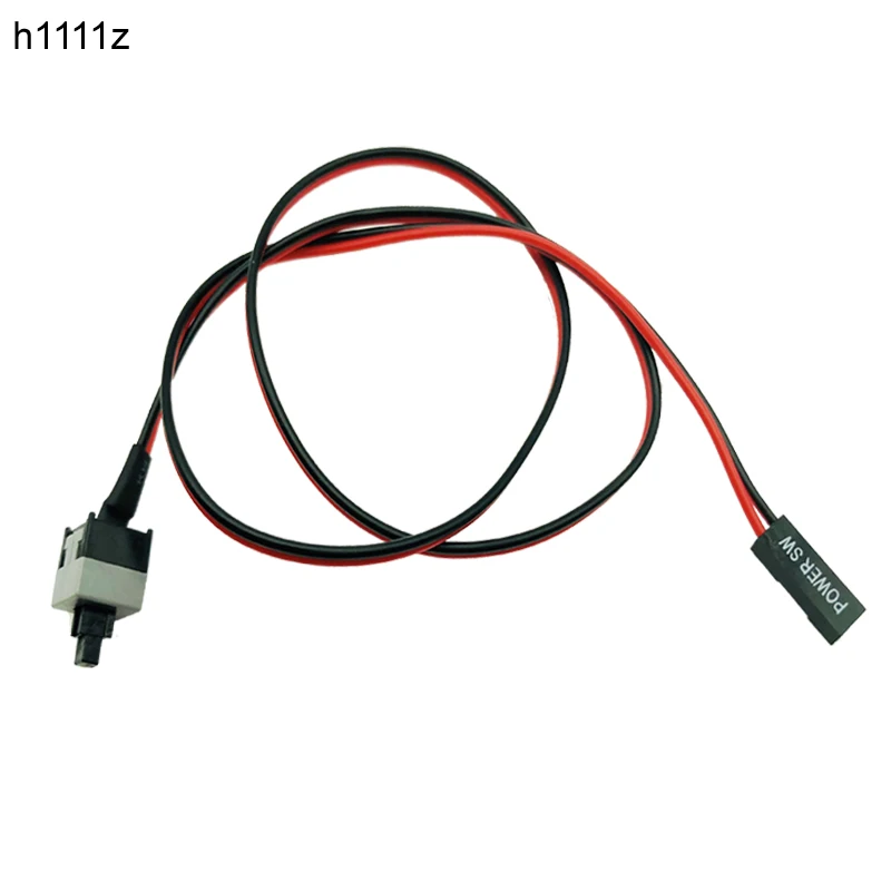 

100pcs Host Motherboard Power Cable Adapter Cord Computer ON/OFF Switch Reset SW Cable Connector for BTC Miner Antminer Mining