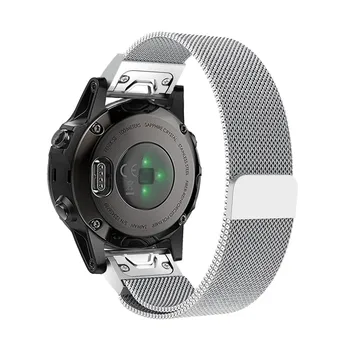 

Fenix 5X 26mm Quick Fit Stainless Steel Metal Watch Band Strap for Garmin Fenix 5X/5X Plus/Fenix 3/3 HR/D2 Delta PX Smart Watch