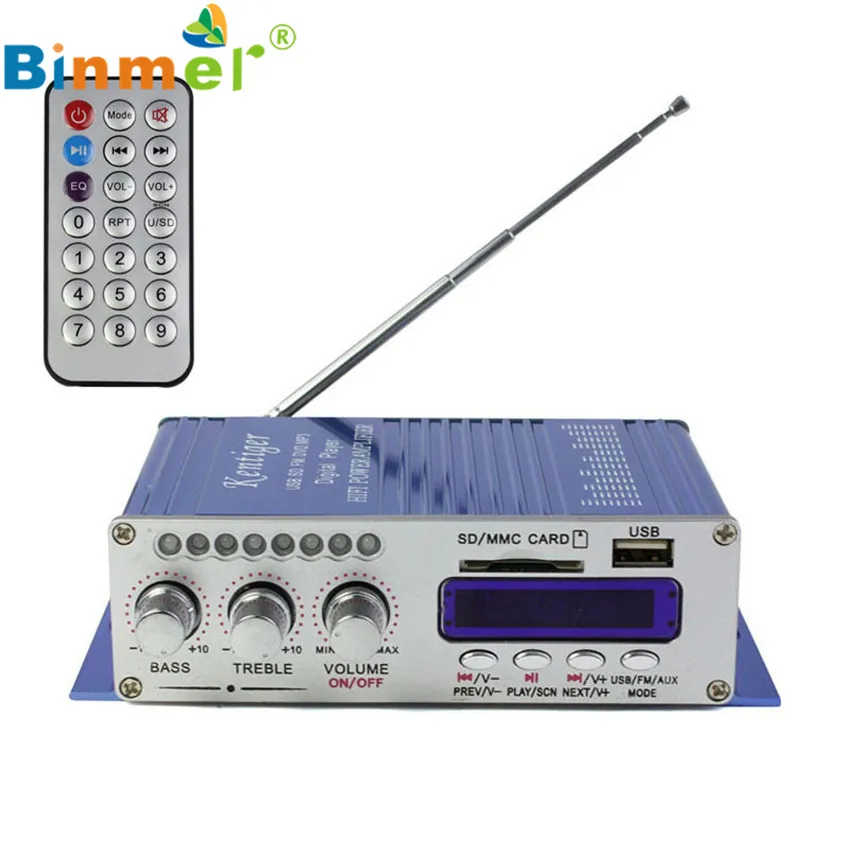 2017 New 2CH 200W Power Mini HiFi Audio Stereo AMP