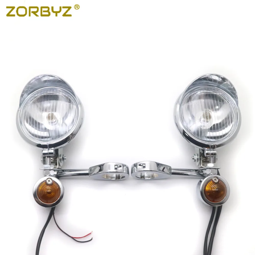 Мотоцикл ZORBYZ 39 мм/41 мм/49 мм хромированный указатель поворота противотуманные