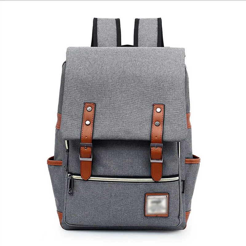 

Unisex Vintage British Style Men Travel Backpacks Women Casual Canvas Backpack School Bags For Teenagers Girls Mochila Masculina
