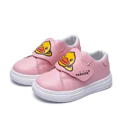 COZULMA/детская повседневная обувь для девочек маленьких мальчиков детская спортивная обувь мягкая подошва Милая мультяшная утка Спортивная